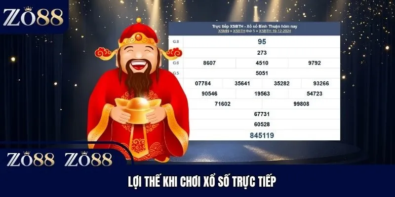 Lợi thế khi chơi xổ số trực tiếp