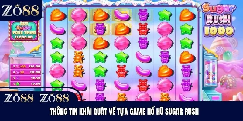 Thông tin khái quát về tựa game nổ hũ Sugar Rush
